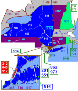 Area Code 212 Map