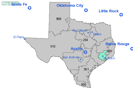 Area Code 281 Map