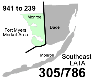 Area Code 305 Map