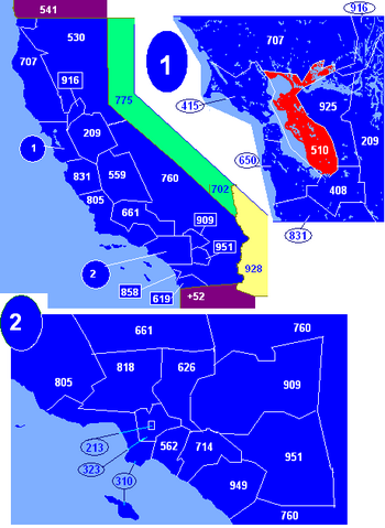 Area Code 510 Map