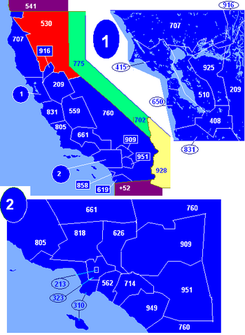 Area Code 530 Map