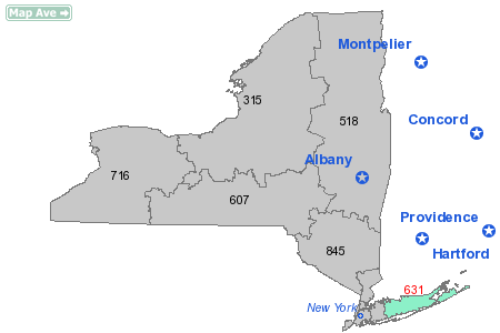 map of new york state with cities. State: NY - New York