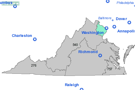 Area Code 703 Map