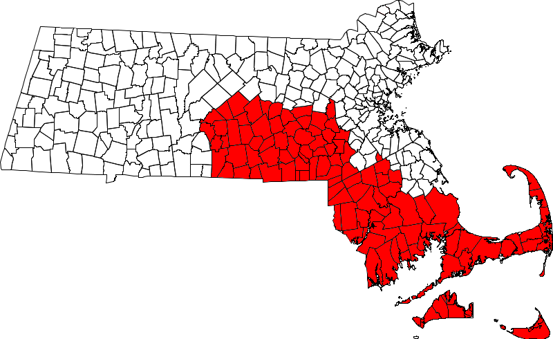 Area Code 774 Map