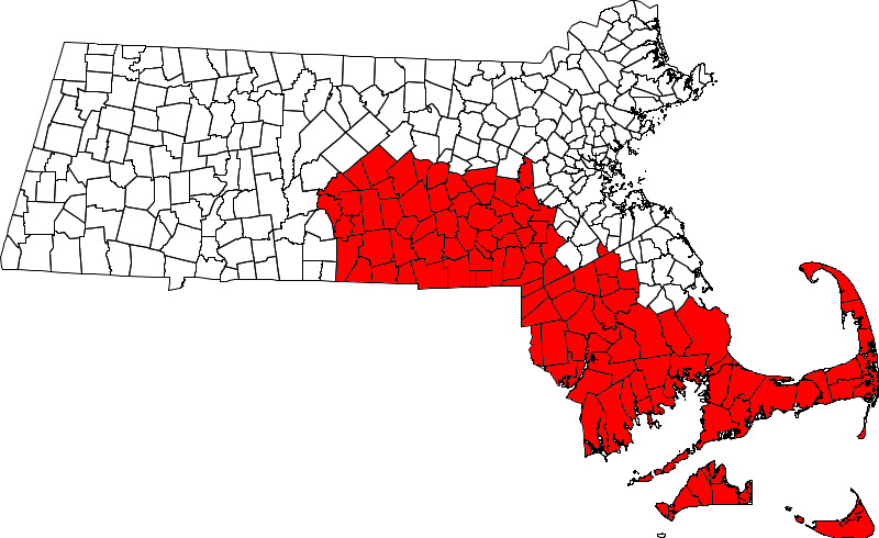 map of massachusetts cities. Area Code 774 Map State: MA -