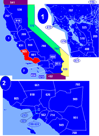 Area Code 805 Map